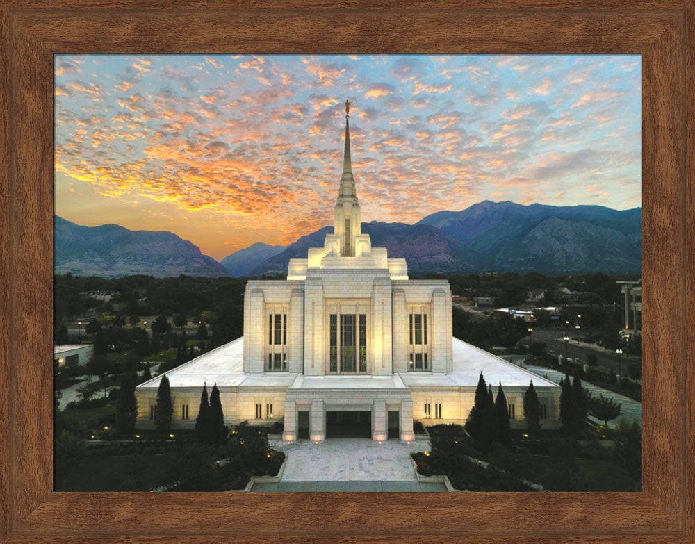Ogden Utah Temple - The Day Dawn Is Breaking