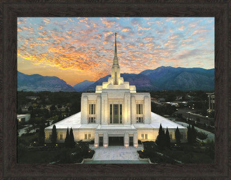 Ogden Utah Temple - The Day Dawn Is Breaking