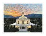 Ogden Utah Temple - The Day Dawn Is Breaking