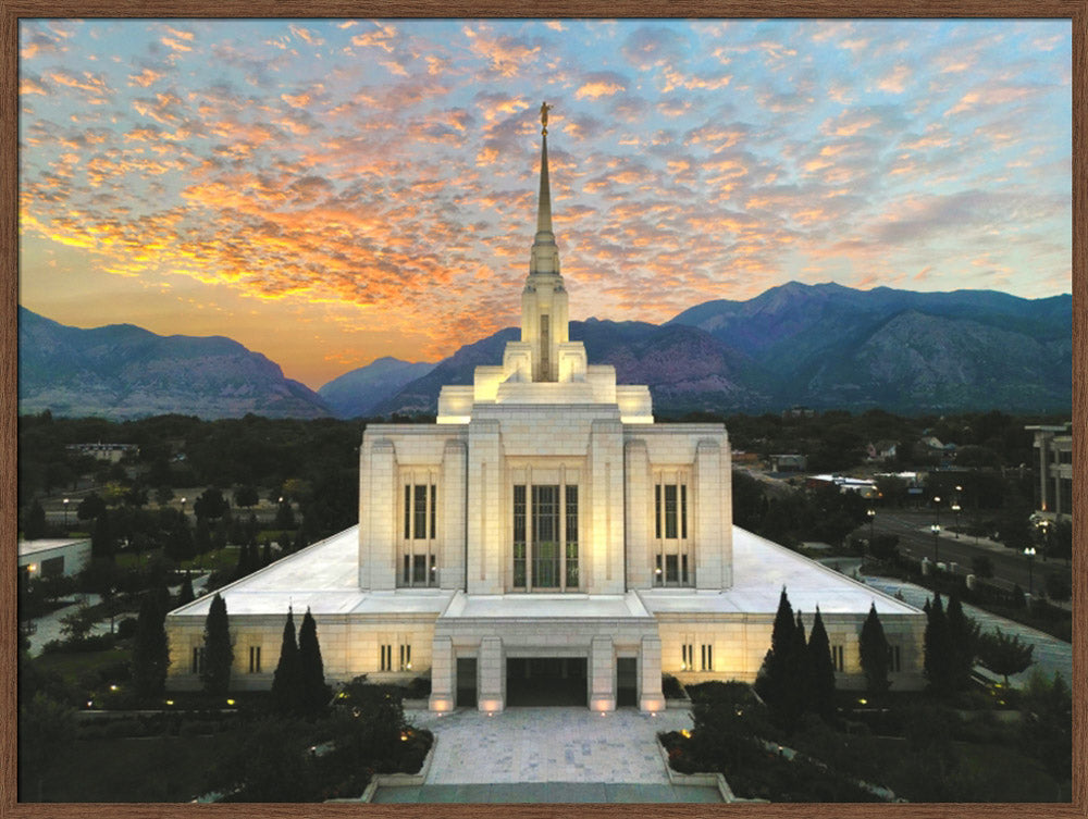 Ogden Utah Temple - The Day Dawn Is Breaking