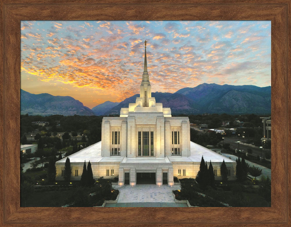 Ogden Utah Temple - The Day Dawn Is Breaking