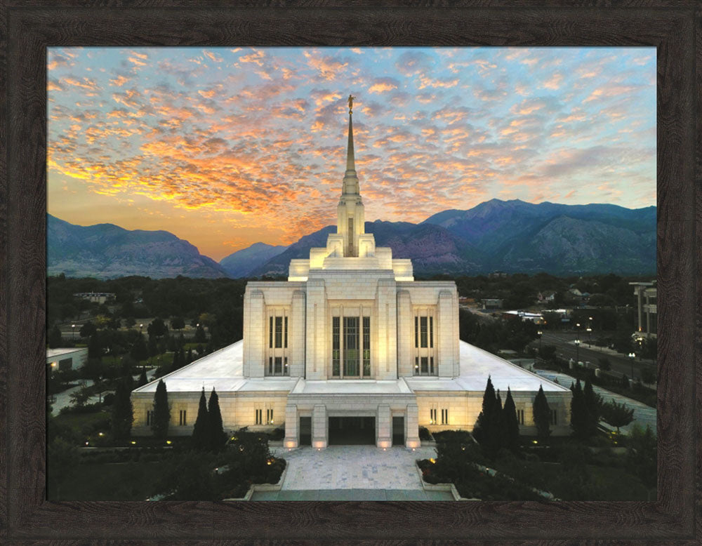Ogden Utah Temple - The Day Dawn Is Breaking