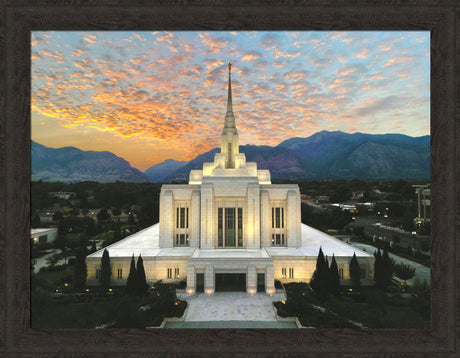 Ogden Utah Temple - The Day Dawn Is Breaking