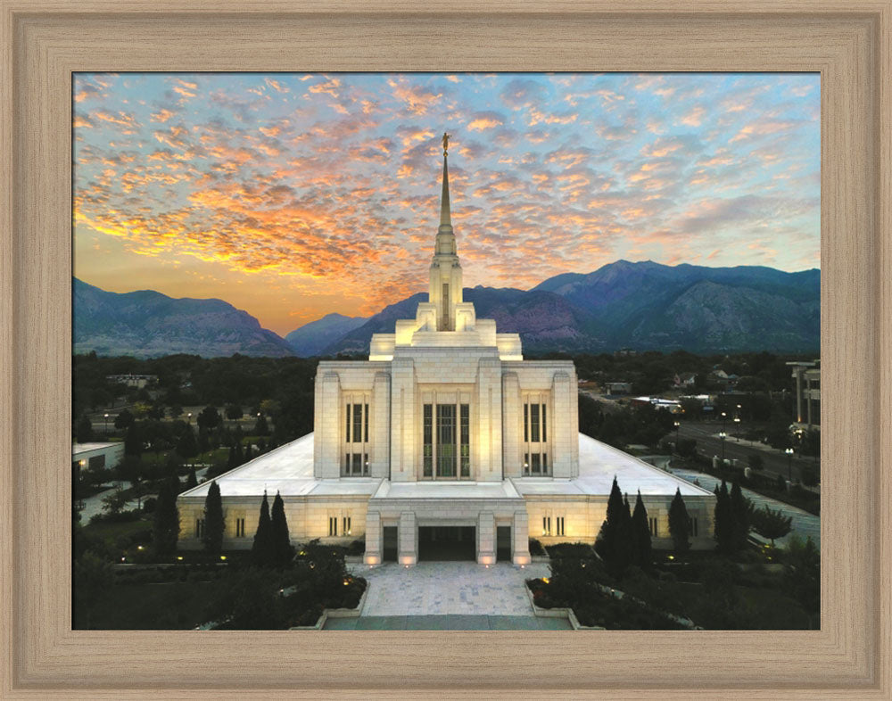 Ogden Utah Temple - The Day Dawn Is Breaking