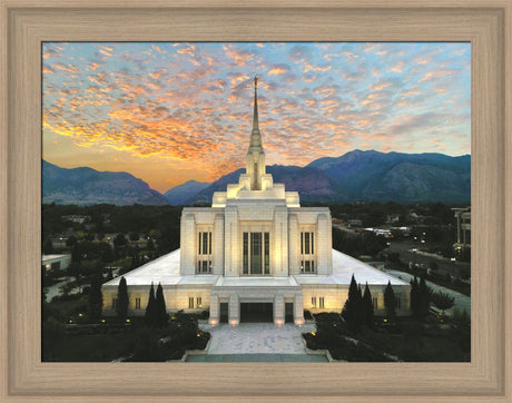 Ogden Utah Temple - The Day Dawn Is Breaking
