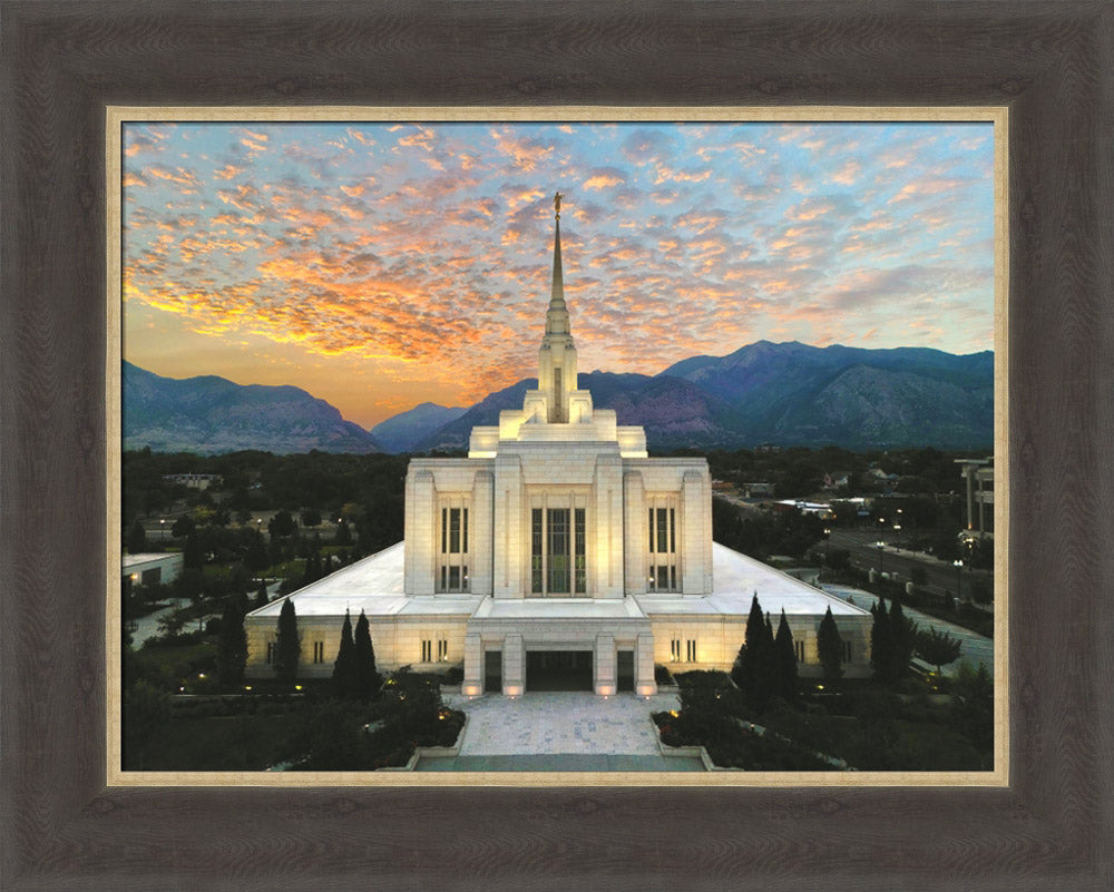 Ogden Utah Temple - The Day Dawn Is Breaking