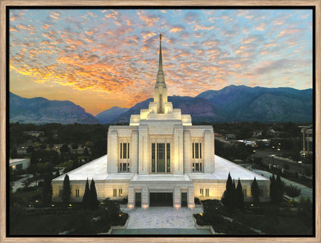 Ogden Utah Temple - The Day Dawn Is Breaking