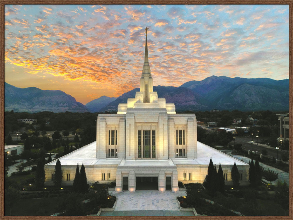 Ogden Utah Temple - The Day Dawn Is Breaking