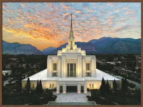 Ogden Utah Temple - The Day Dawn Is Breaking