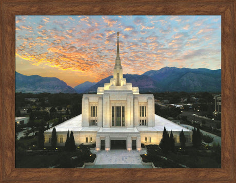 Ogden Utah Temple - The Day Dawn Is Breaking