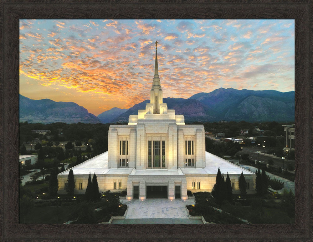 Ogden Utah Temple - The Day Dawn Is Breaking