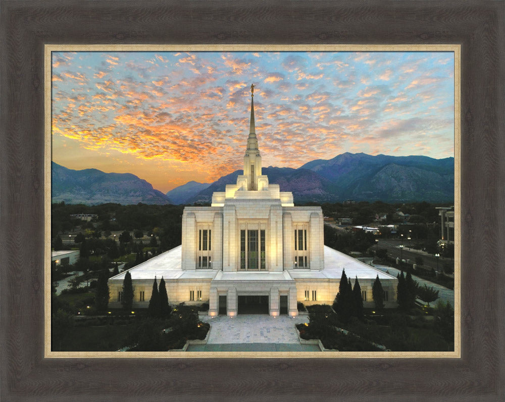 Ogden Utah Temple - The Day Dawn Is Breaking