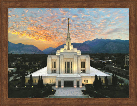 Ogden Utah Temple - The Day Dawn Is Breaking