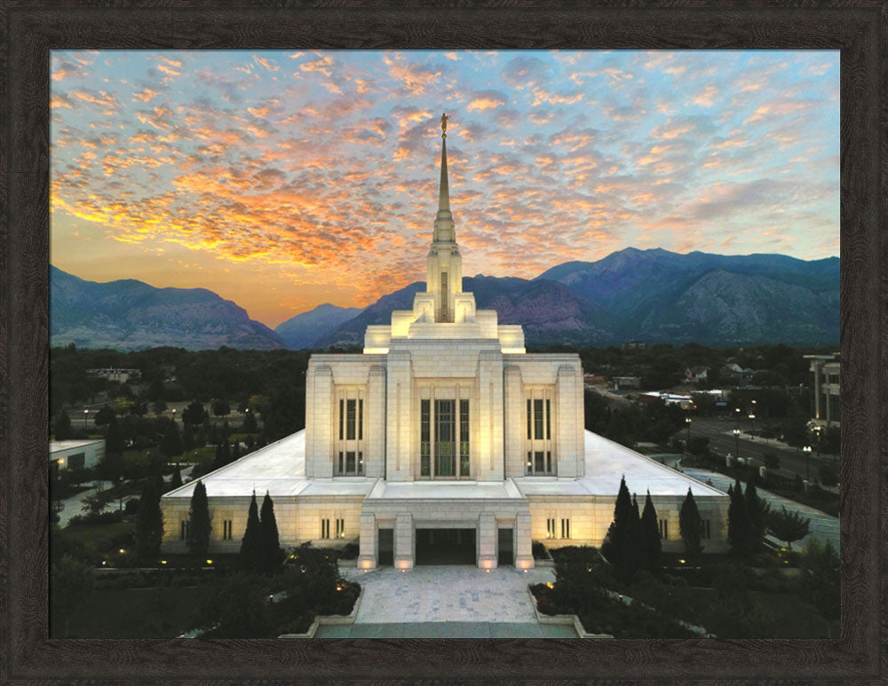 Ogden Utah Temple - The Day Dawn Is Breaking