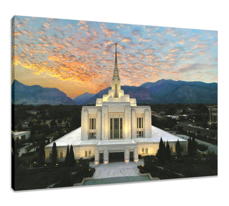 Ogden Utah Temple - The Day Dawn Is Breaking