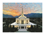 Ogden Utah Temple - The Day Dawn Is Breaking