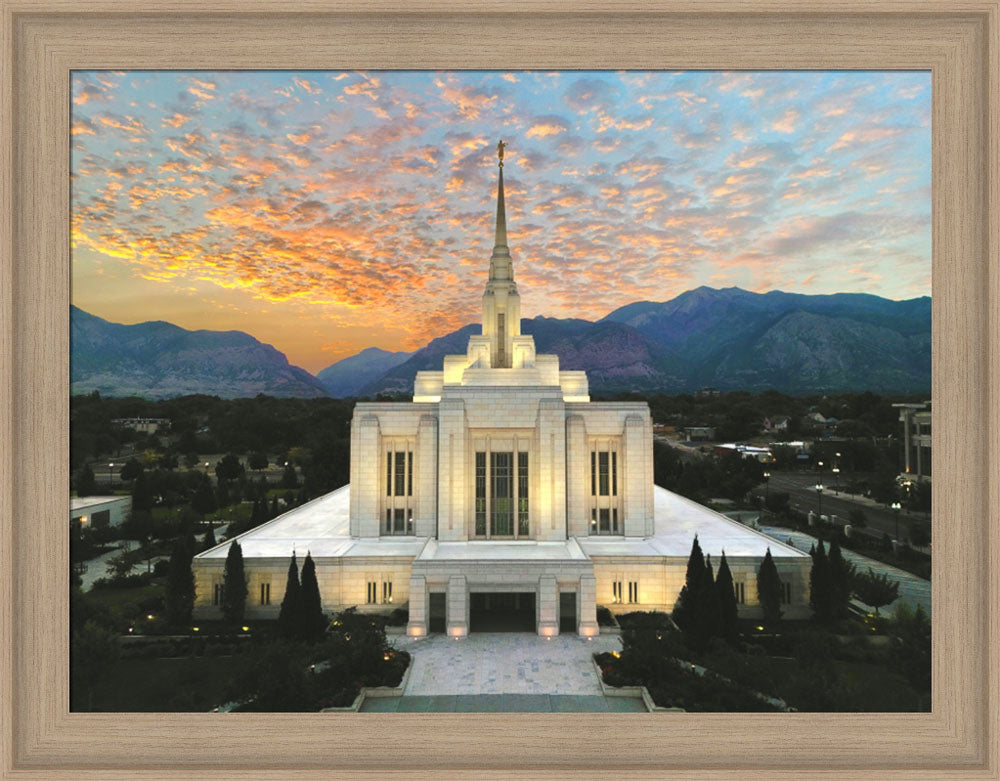Ogden Utah Temple - The Day Dawn Is Breaking