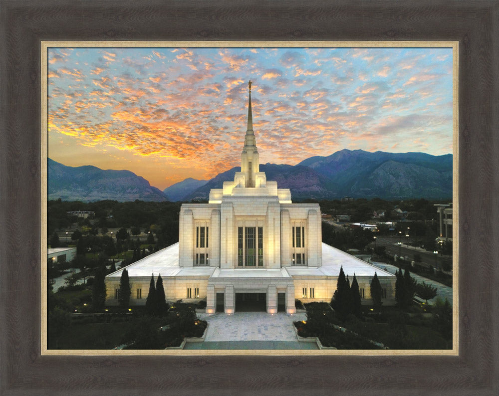 Ogden Utah Temple - The Day Dawn Is Breaking