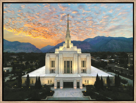 Ogden Utah Temple - The Day Dawn Is Breaking