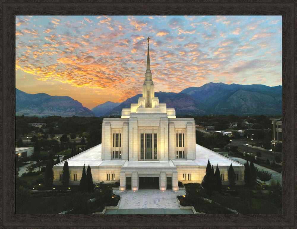 Ogden Utah Temple - The Day Dawn Is Breaking