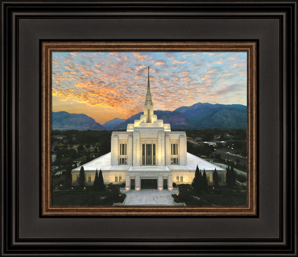 Ogden Utah Temple - The Day Dawn Is Breaking
