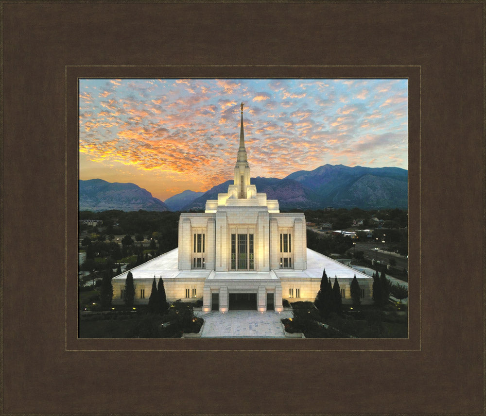 Ogden Utah Temple - The Day Dawn Is Breaking