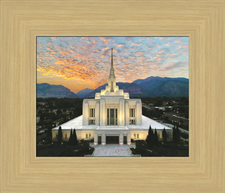 Ogden Utah Temple - The Day Dawn Is Breaking