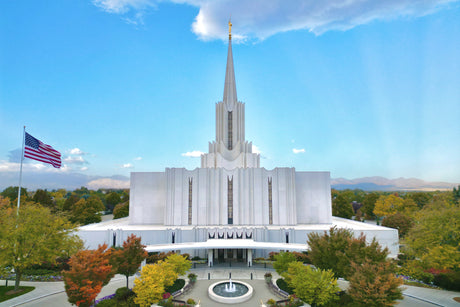 Jordan River Utah Temple - Autumn Palette