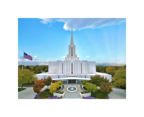Jordan River Utah Temple - Autumn Palette