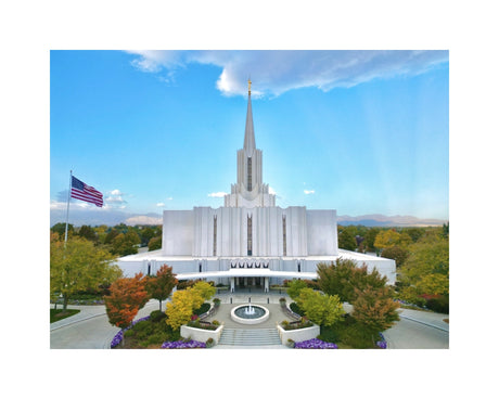 Jordan River Utah Temple - Autumn Palette