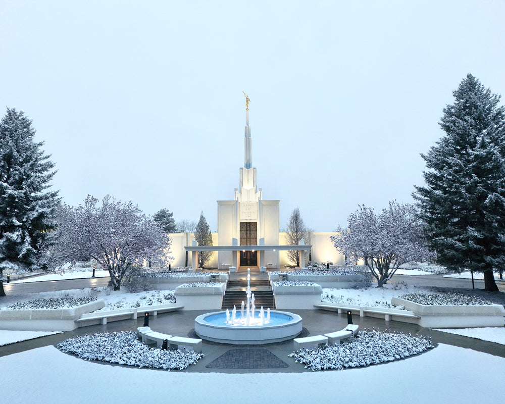 Denver Colorado Temple - Seasons Collide