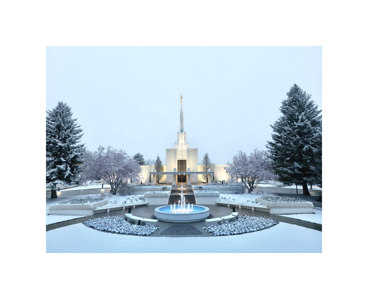 Denver Colorado Temple - Seasons Collide