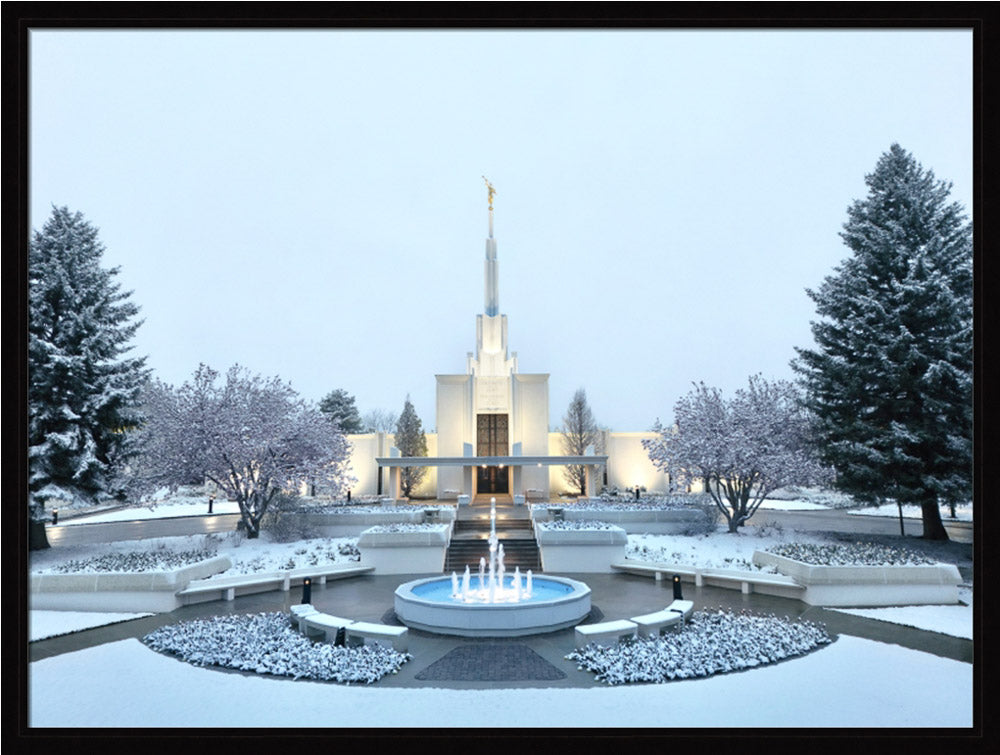 Denver Colorado Temple - Seasons Collide