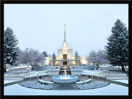 Denver Colorado Temple - Seasons Collide