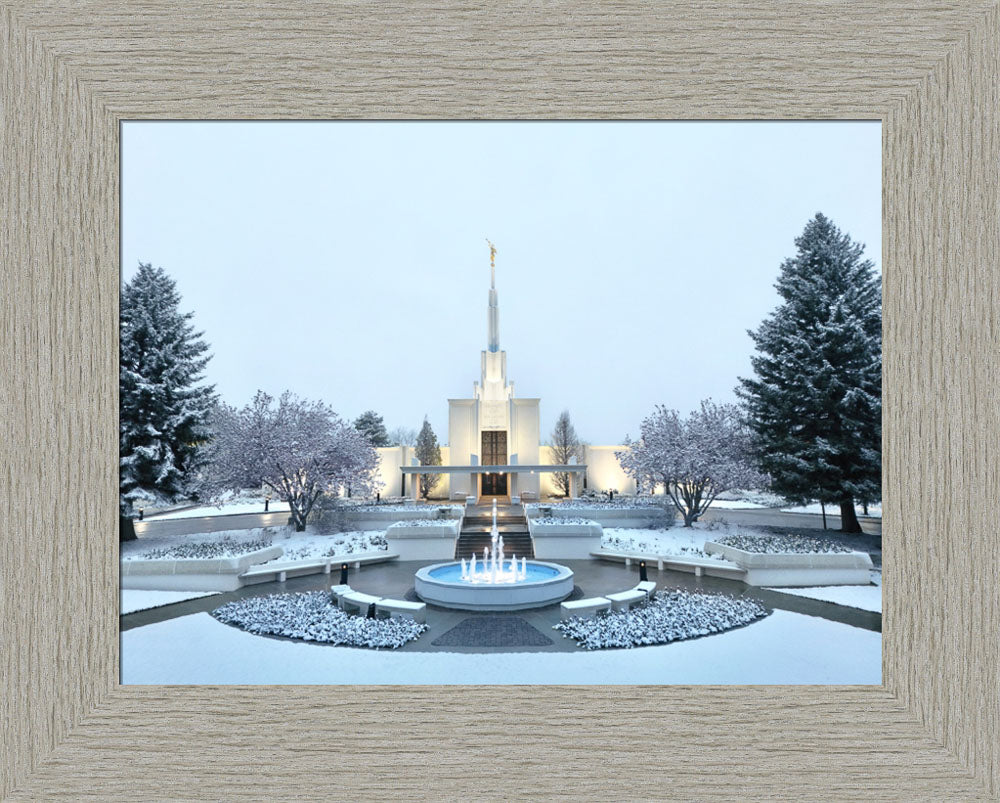Denver Colorado Temple - Seasons Collide