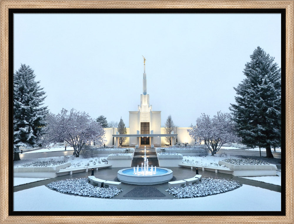 Denver Colorado Temple - Seasons Collide