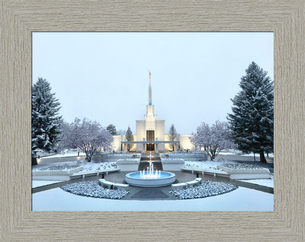 Denver Colorado Temple - Seasons Collide