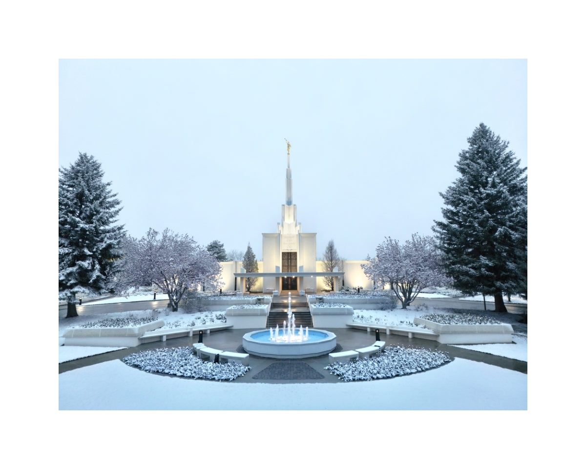 Denver Colorado Temple - Seasons Collide