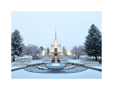 Denver Colorado Temple - Seasons Collide