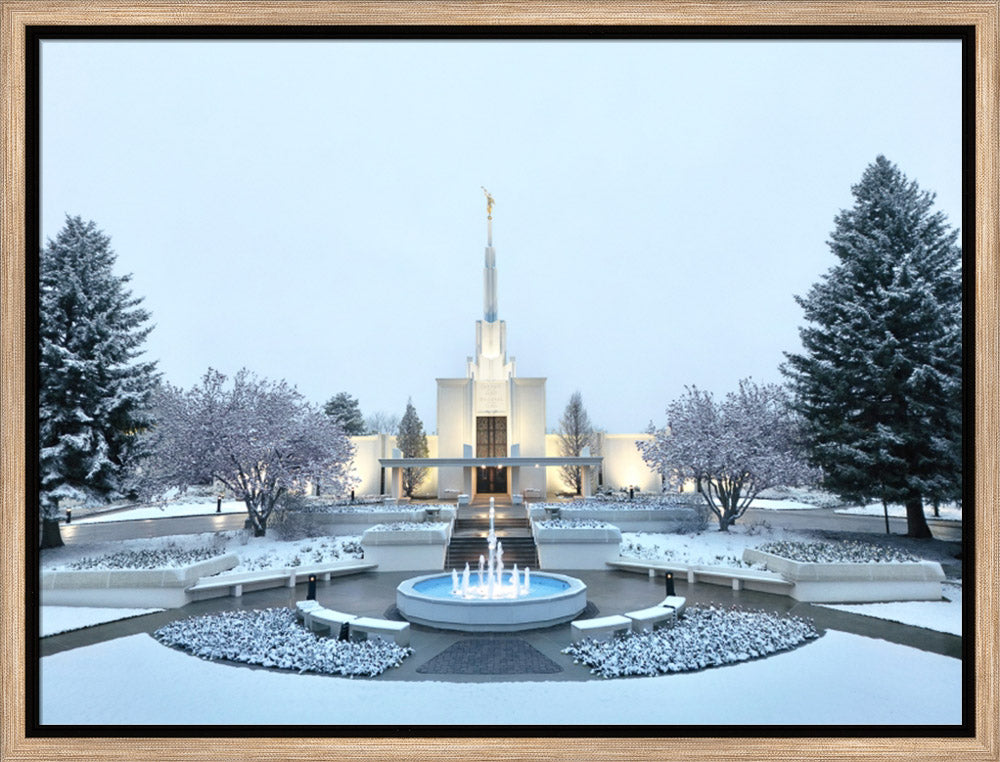 Denver Colorado Temple - Seasons Collide