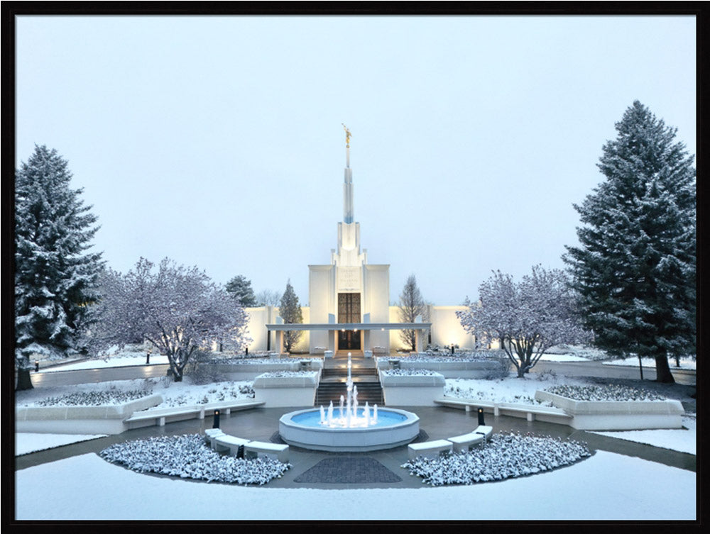 Denver Colorado Temple - Seasons Collide