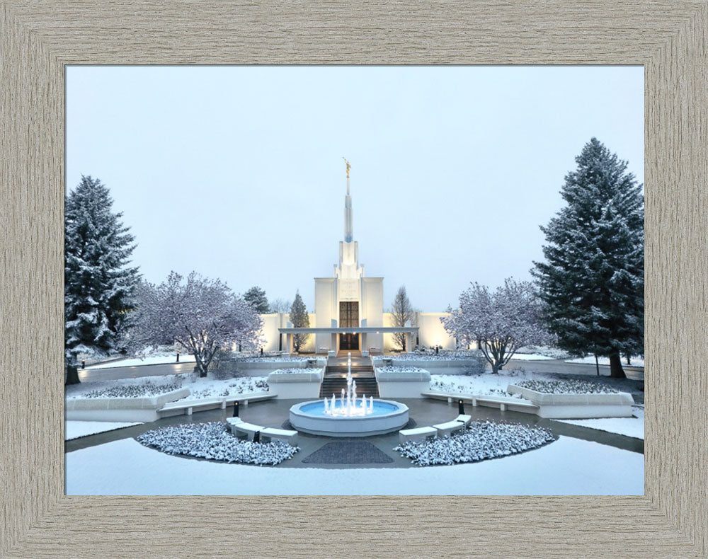 Denver Colorado Temple - Seasons Collide
