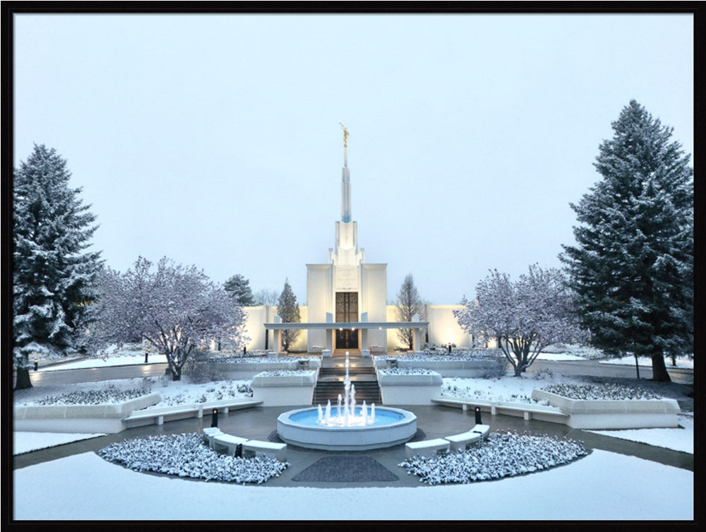 Denver Colorado Temple - Seasons Collide