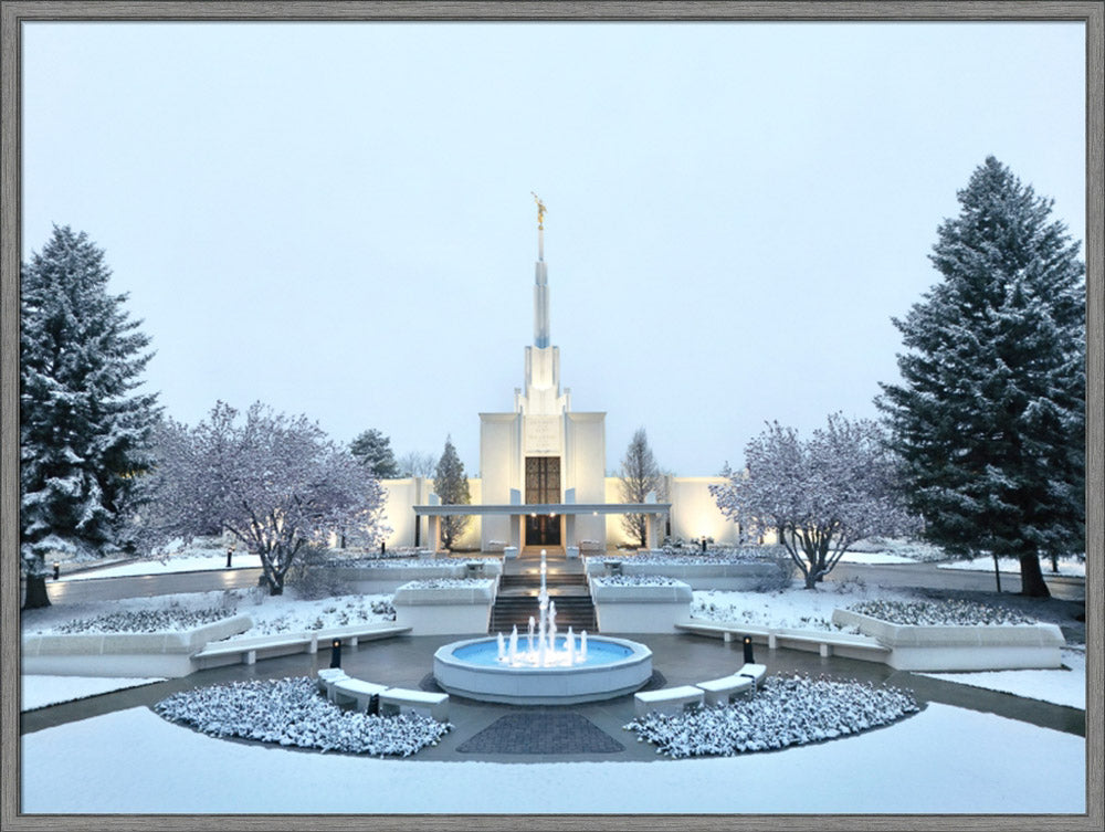 Denver Colorado Temple - Seasons Collide