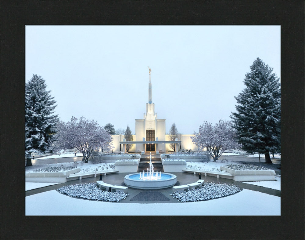 Denver Colorado Temple - Seasons Collide