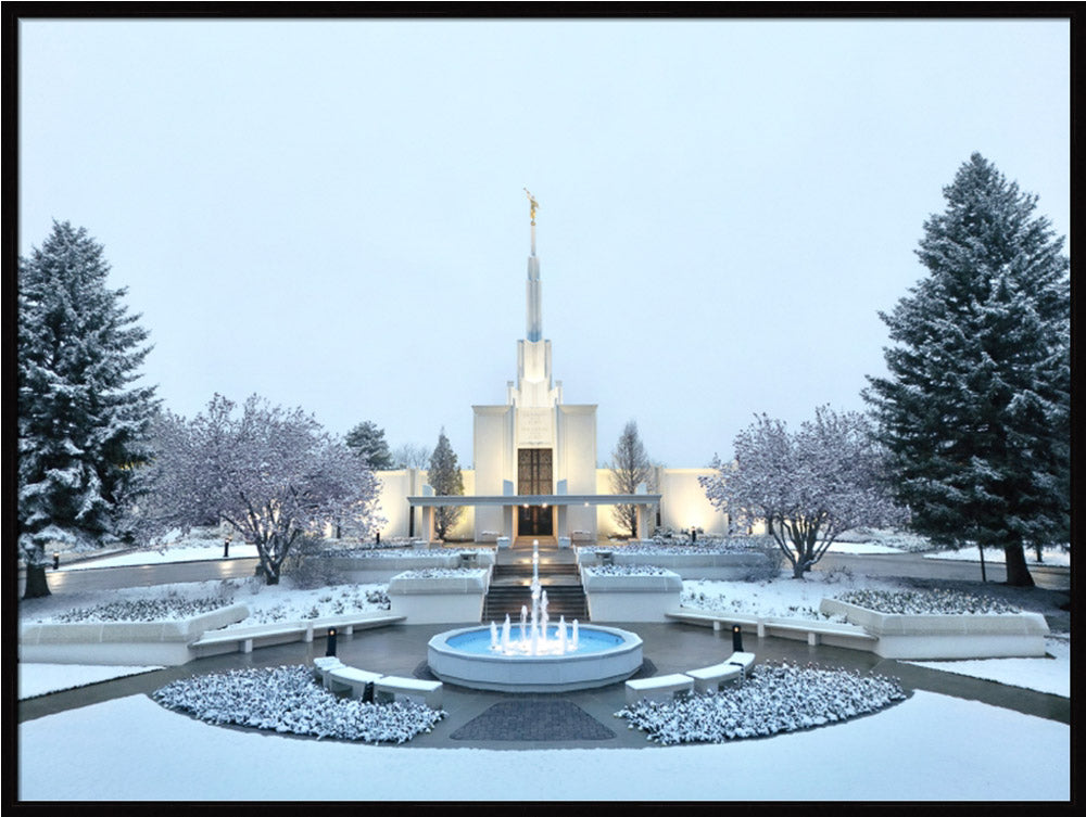 Denver Colorado Temple - Seasons Collide