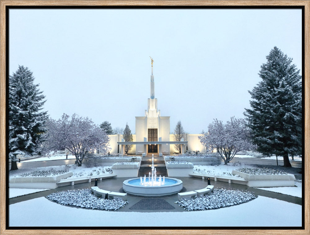 Denver Colorado Temple - Seasons Collide