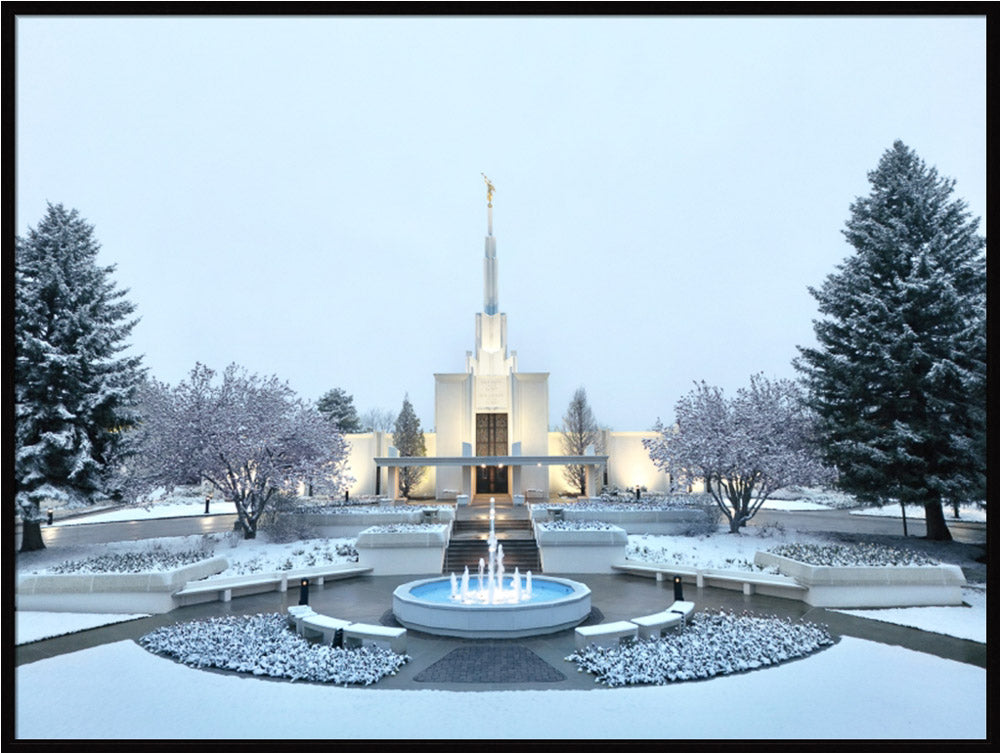 Denver Colorado Temple - Seasons Collide