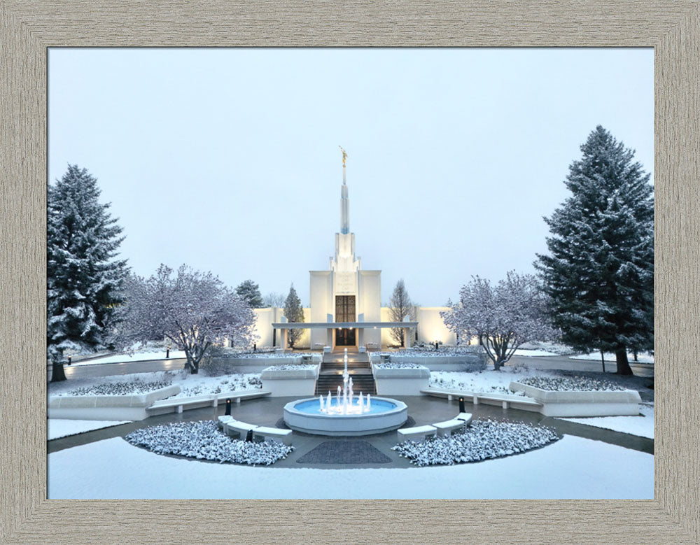 Denver Colorado Temple - Seasons Collide