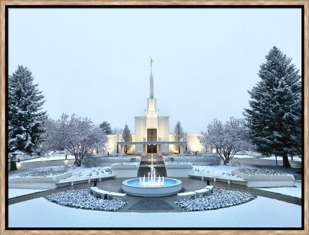 Denver Colorado Temple - Seasons Collide